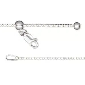 Sterling Silver Box Chain Necklace